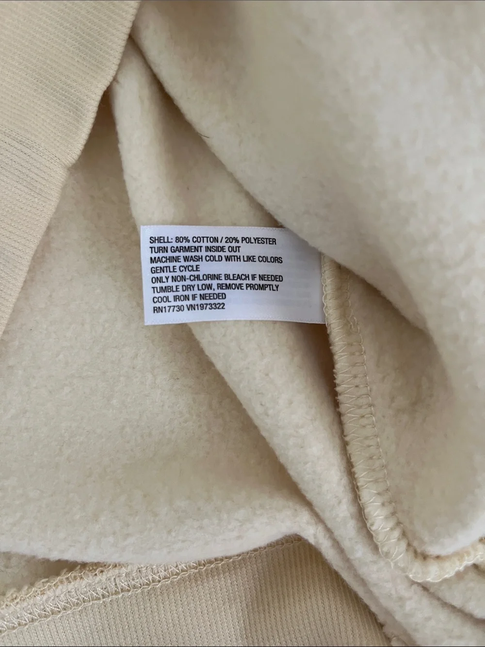 Light Yellow Papayas Sweatshirt - Picture 3 of 4